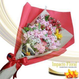 Bouquet de astromelias