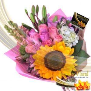 Bouquet de flores tropical